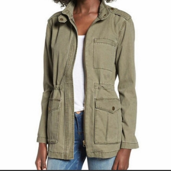 BP Olive Utility Cargo Jacket - Picture 1 of 6